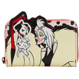 Loungefly Wallet - Disney Villains 101 Dalmatians - Cruella and Puppies