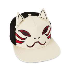 Bioworld Casquette - Naruto Shippuden - Cosplay Kakashi Anbu Black Ops Beige, Rouge et Noir Snapback