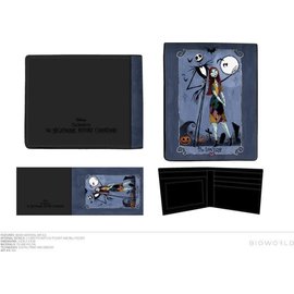 Bioworld Portefeuille - Disney The Nightmare Before Christmas - Jack et Sally "The Lovers" en Faux Cuir Bifold