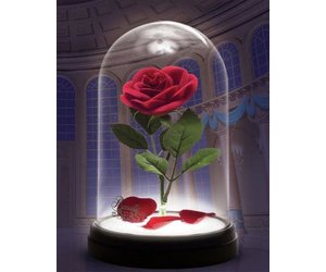 Lamp Disney Beauty and The Beast Enchanted Rose with Dome Chez Rhox Geek Stop