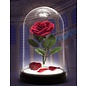 Paladone Lamp - Disney Beauty and The Beast - Enchanted Rose with Dome