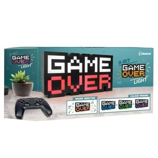 Paladone Lampe - Game Over - Enseigne Lumineuse 8-bit