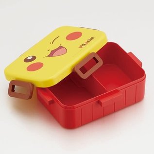 Skater Boîte Bento - Pokémon Pocket Monsters - Visage de Pikachu Clin d'Oeil avec Séparateur 650ml