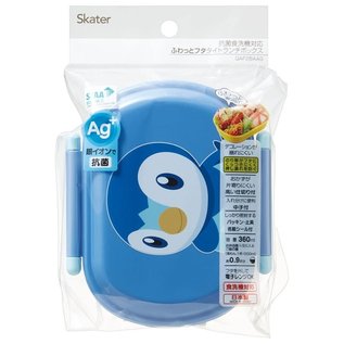 Skater Boîte Bento - Pokemon Pocket Monsters - Piplup Bleu avec Séparateur 360ml