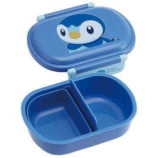 Skater Boîte Bento - Pokemon Pocket Monsters - Piplup Bleu avec Séparateur 360ml