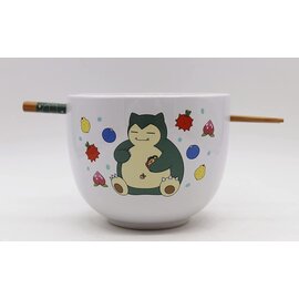 Silver Buffalo Bol - Pokémon - Snorlax Mange des Baies pour Ramen avec Baguettes