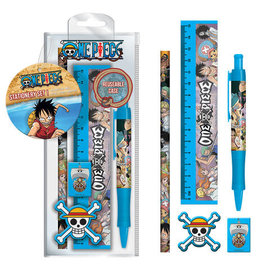 Pyramid International Crayon - One Piece - Ensemble d'Effets Scolaires et Pochette