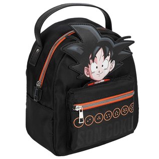 Bioworld Mini Backpack - Dragon Ball Z - Goku and the 7 Dragon Balls Black and Orange