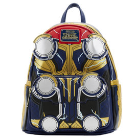 Loungefly Mini Backpack - Marvel Thor Love and Thunder - Thor's Armor Faux Leather