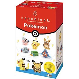Nanoblock Nanoblock - Pokémon -  Electric Type Includes Pikachu, Flaaffy, Rotom, Alolan Raichu, Magnemite and Charjabug