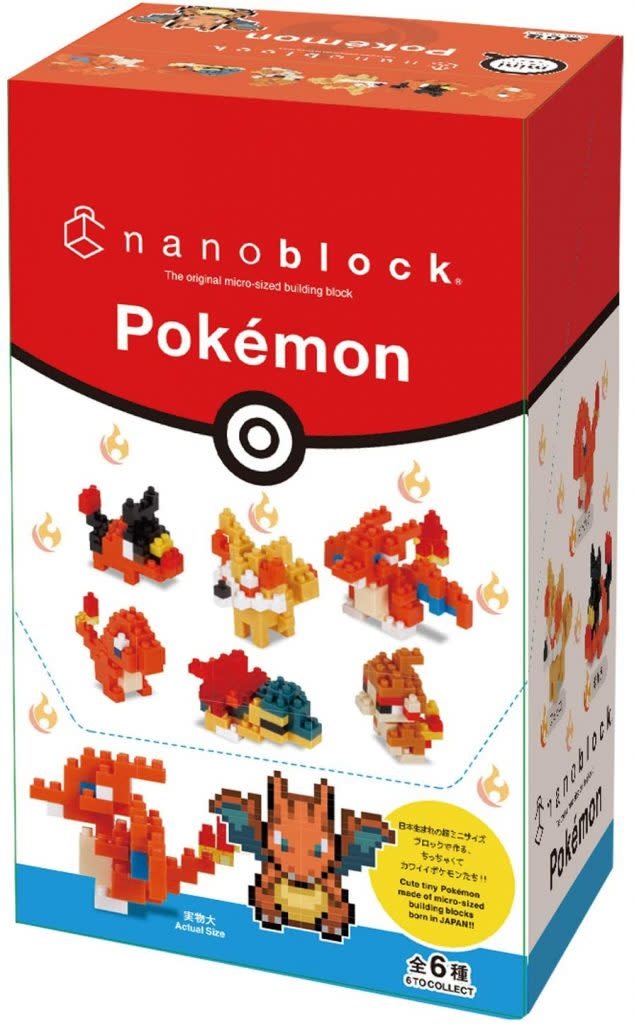 Nanoblock - Pokémon - Type Feu Inclus Charmander, Tepig, Fennekin,  Charizard, Chimchar et Cyndaquill
