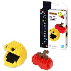 Nanoblock Nanoblock - Pac-Man - 105 Pac-Man and Cherry 150 Pieces