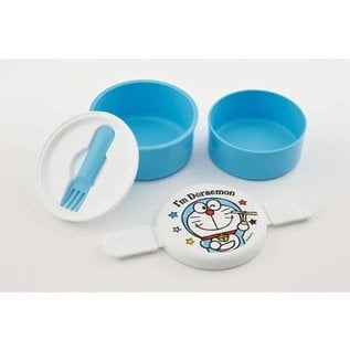 Skater Bento Box - Doraemon - Doraemon Drawing Round with 2 Compartments 500ml