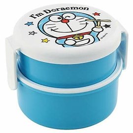 Skater Bento Box - Doraemon - Doraemon Drawing Round with 2 Compartments 500ml