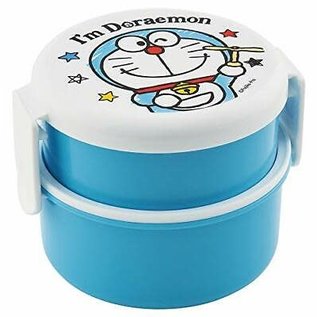 Skater Bento Box - Doraemon - Doraemon Drawing Round with 2 Compartments 500ml