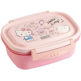 Skater Bento Box - Sanrio Hello Kitty - Hello Kitty "Make Up" Set of 2 Containers 550ml