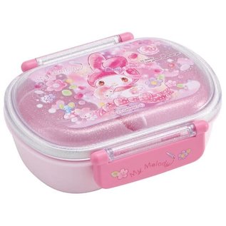 Skater Boîte Bento - Sanrio My Melody - My Melody "Don't you Know Everyone Loves You ?" Rose avec Séparateur 360ml