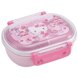 Skater Boîte Bento - Sanrio Hello Kitty - Hello Kitty Sorbet Rose avec Séparateur 360ml