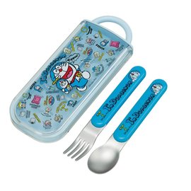 Skater Ustensils - Doraemon - Doraemon Various Items Spoon and Fork Set with Case