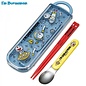 Skater Ustensils - Doraemon - Doraemon in Space Spoon and Chopsticks Set with Case