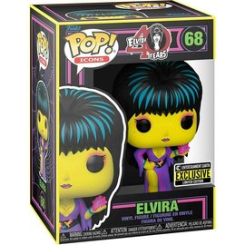 Funko Funko Pop! Icons - Elvira 40 Years - Elvira (Blacklight) 68 *Entertainment Earth Exclusive Limited Edition*