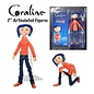 NECA Figurine - Coraline - Coraline With Stripped Shirt Articulated Puppet Poseable 7"