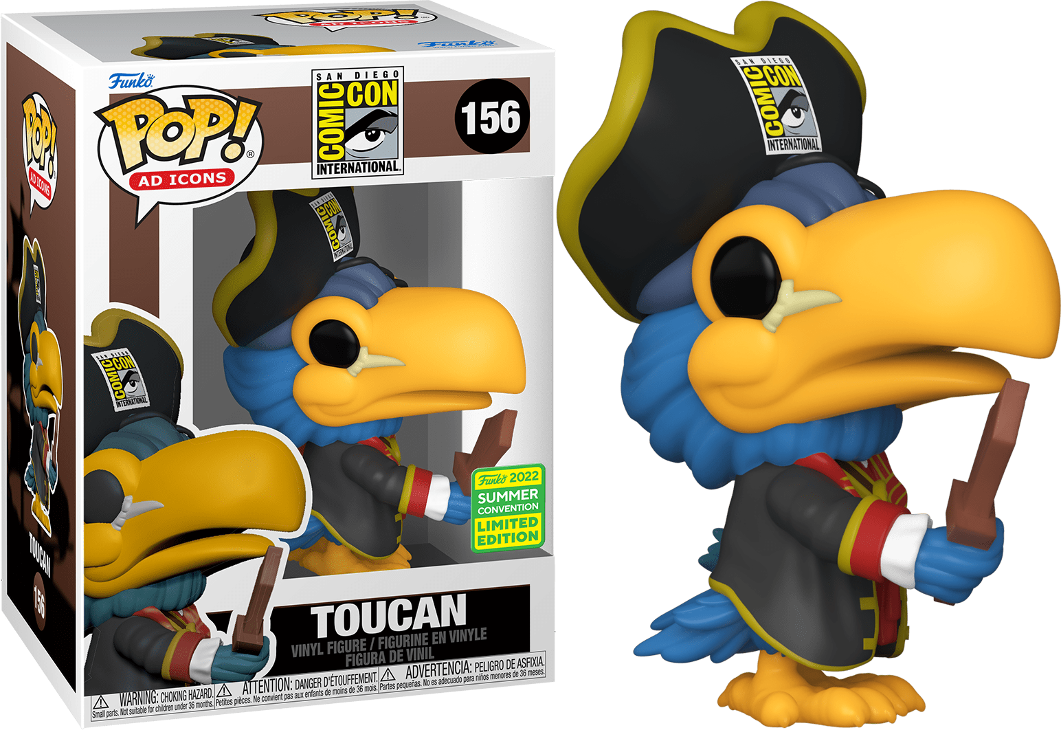 Funko Pop! Ad Icons San Diego ComicCon International Toucan