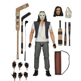 NECA Figurine - Nickelodeon Teenage Mutant Ninja Turtles - Ultimate Casey Jones Articulée Avec Pièces Interchangeables 7"