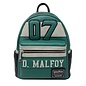 Loungefly Mini Backpack - Harry Potter - Quidditch Suit Number 7 D. Malfoy Green Faux Leather