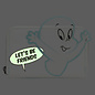 Loungefly Wallet - The Friendly Ghost Casper - Casper "Let's Be Friends" Phosphorescent White Faux Leather