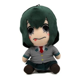 Anime gurumi Peluche - My Hero Academia - Tsuyu Asui Uniforme de U.A. Assise Chibi 8"