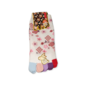INASAKA MERIYASU Chaussettes - Motif de Fleur et Orteils Multicolores Blanches 1 Paire 22-25cm