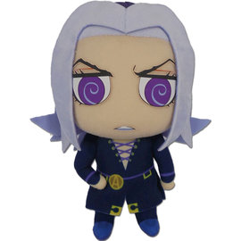 Anime gurumi Peluche - JoJo's Bizarre Adventure Golden Wind - Leone Abbacchio Yeux Spirale Chibi 8"