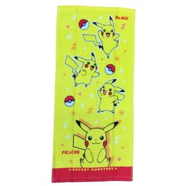 ShoPro Towel - Pokémon Pocket Monsters - Pikachu No.025 34x75cm
