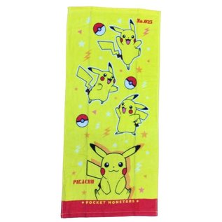 ShoPro Serviette - Pokémon Pocket Monsters - Pikachu No.025 34x75cm