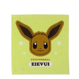 ShoPro Débarbouillette - Pokémon Pocket Monsters - Eevee/Eievui Type Normal 34x35cm