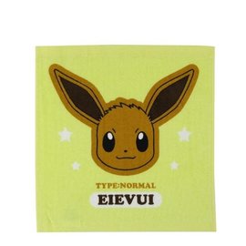 ShoPro Hand Towel - Pokémon Pocket Monsters - Eevee/Eievui No.133 34x35cm