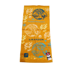 ShoPro Serviette - Pokémon Pocket Monsters - Charizard/Lizardon Motifs Japonais 34x75cm