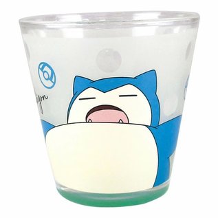 ShoPro Glass - Pokémon Pocket Monsters - Snorlax No.143 Frosted with Dots Glass 180ml