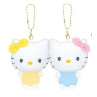 Crux Plush - Nikomei Sanrio - Hello Kitty and Mimmy Companions Set of 2 Keychains Kihoruda