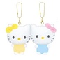 Crux Plush - Nikomei Sanrio - Hello Kitty and Mimmy Companions Set of 2 Keychains Kihoruda