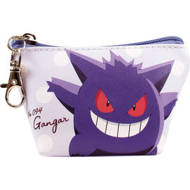 ShoPro Portefeuille - Pokémon Pocket Monsters - Gengar/Gangar No.094 Petit Porte-Monnaie Triangulaire