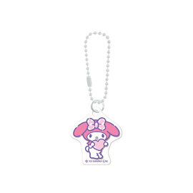 Crux Porte-clés - Sanrio Characters - Chibi My Melody avec Coeur Mini Breloque en Acrylique Kihoruda