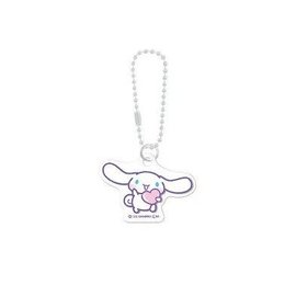 Crux Keychain - Sanrio Characters - Chibi Cinnamoroll with Heart Mini Charm Acrylic Kihoruda