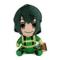 Anime gurumi Plush - My Hero Academia - Tsuyu Asui Hero Costume Sitting Chibi 7"