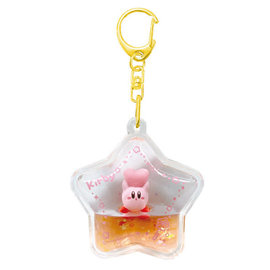 Kodansha Keychain - Kirby of the Stars - Kirby with Floating Heart in a Water Dome Puka Puka