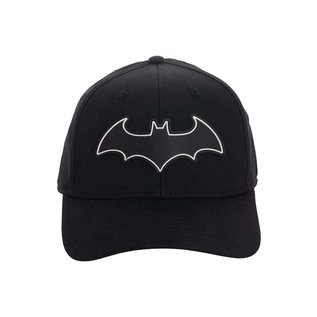 Bioworld Baseball Cap - DC Comics Batman - Logo In  Rubber Black and White