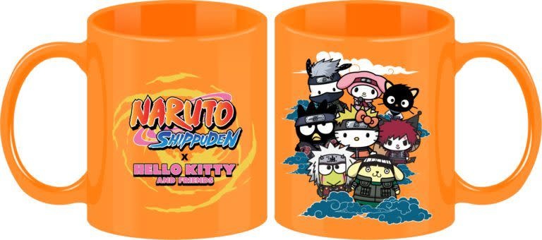 Naruto Shippuden X Hello Kitty And Friends Character Boxes T-Shirt