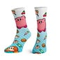 Bioworld Chaussettes - Nintendo Kirby - Kirby, Waddle Dee et Nourriture 1 Paire Crew