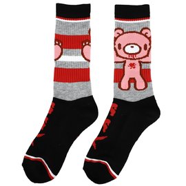 Bioworld Chaussettes - Gloomy the Naughty Grizzly - Gloomy Bear Grises et Noires 1 Paire Crew